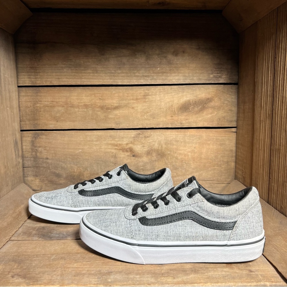Vans Ward 500714 Gray Casual Shoes Sneakers Size 4 Youth, Women’s 5.5-6